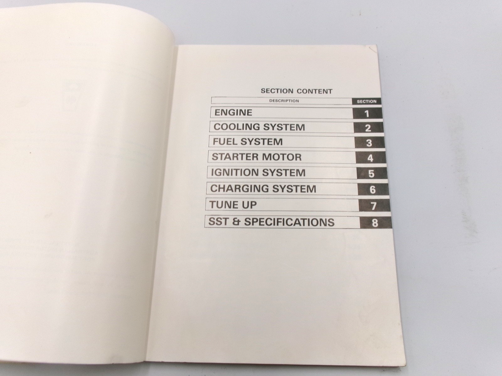 OEM Genuine 1979-1982 Toyota 1X 1.9L Engine Repair Manual for Corona XT130 - Bluemoon Classic Parts
