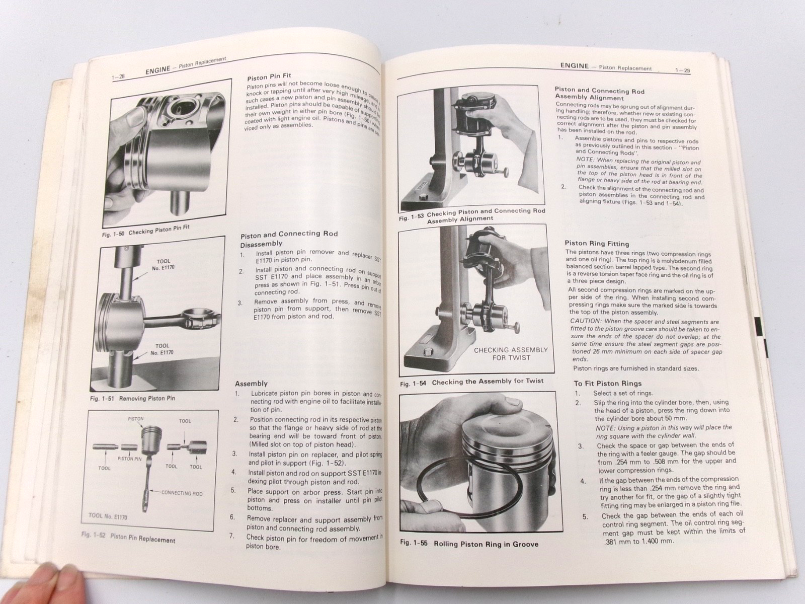 OEM Genuine 1979-1982 Toyota 1X 1.9L Engine Repair Manual for Corona XT130 - Bluemoon Classic Parts