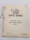 OEM Genuine Cessna Continental 210 Service Manual approx 200p - Bluemoon Classic Parts