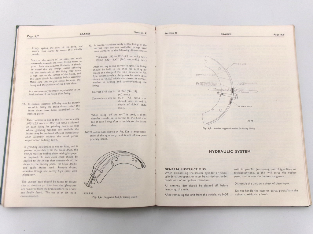 OEM Hillman 1948-1951 Minx Mark III IV V Workshop Manual, w/ Colour Lube Chart - Bluemoon Classic Parts