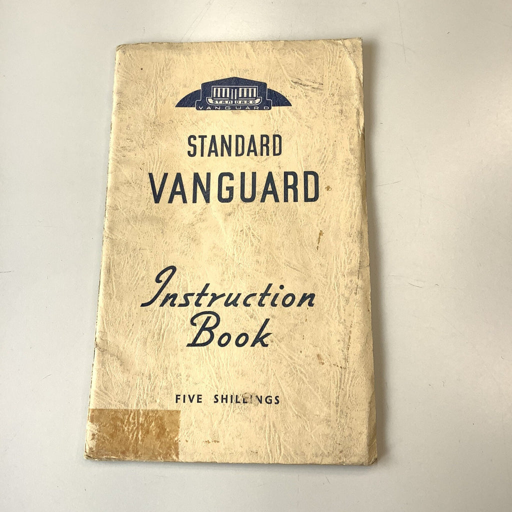 Standard Vanguard Series II Owners Manual Instruction Book with Chassis Chart - Bluemoon Classic Parts