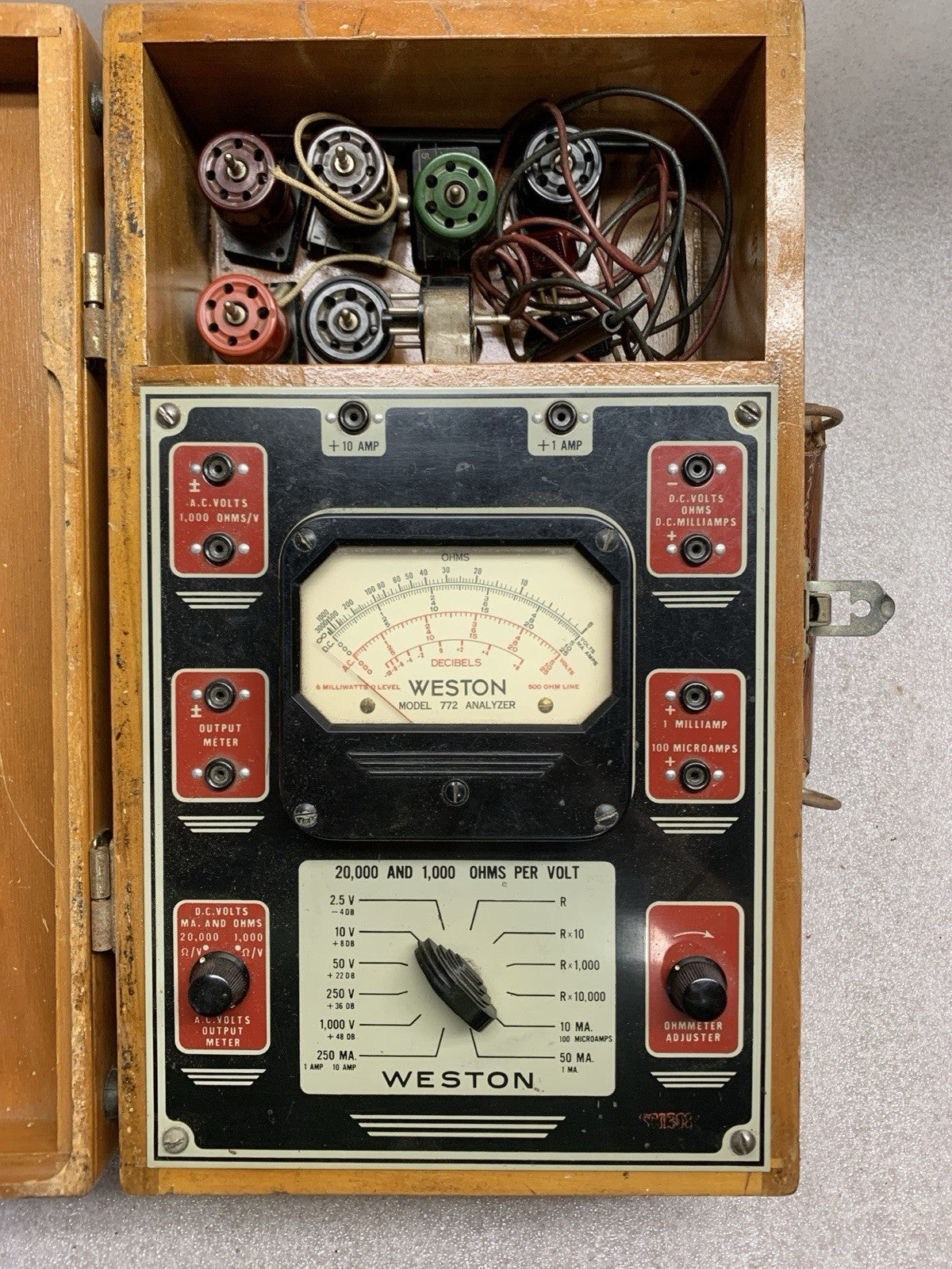 Vintage Weston Multimeter Model 772 TYPE 6 Analyzer - Bluemoon Classic Parts