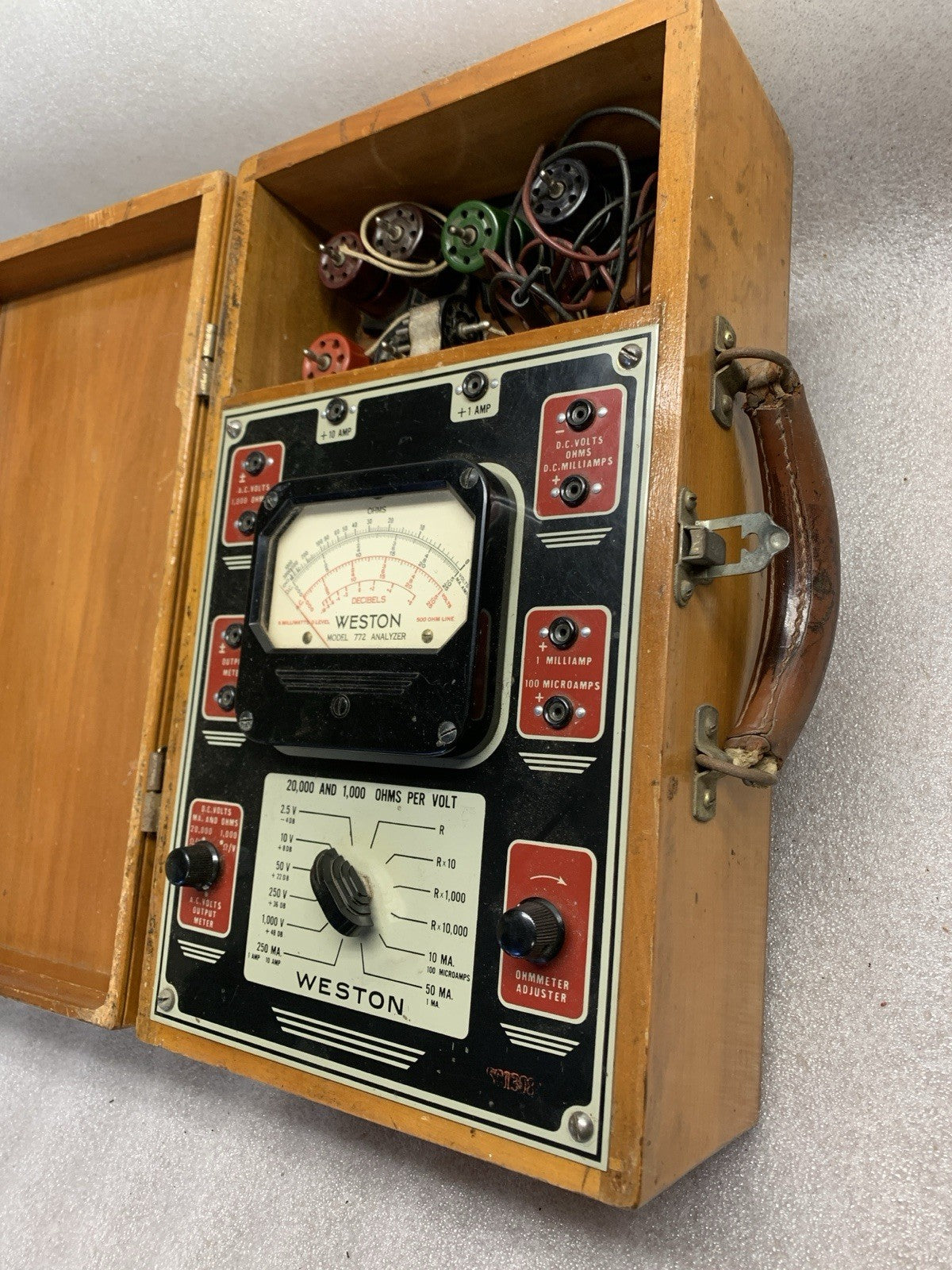 Vintage Weston Multimeter Model 772 TYPE 6 Analyzer - Bluemoon Classic Parts