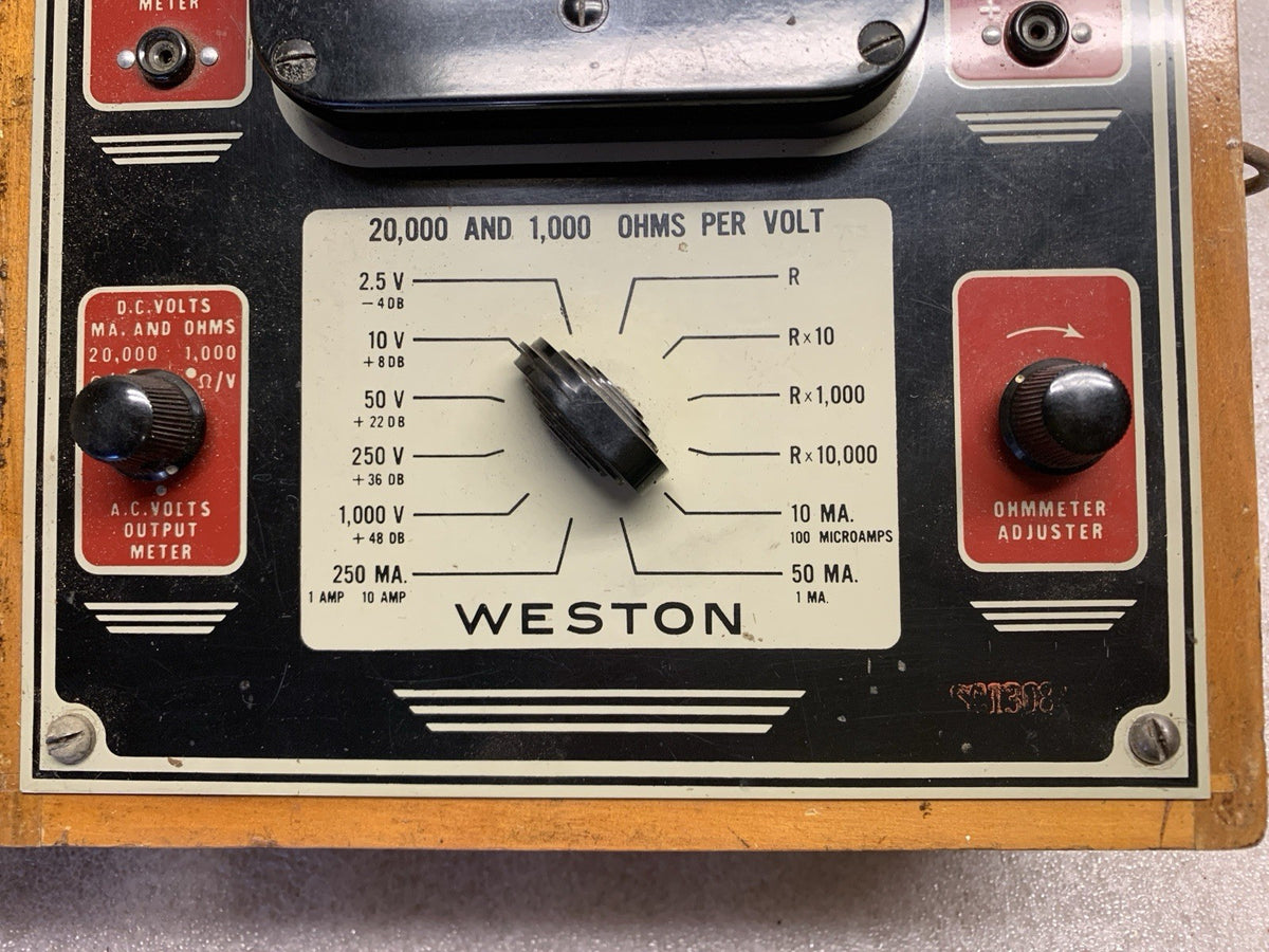 Vintage Weston Multimeter Model 772 TYPE 6 Analyzer - Bluemoon Classic Parts