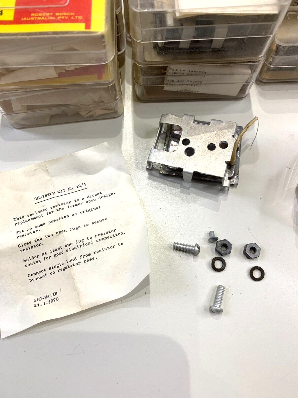 Holden EH Bosch RS 12/4 9191067009 Resistance Regulator Kit Holden 7430225 - Bluemoon Classic Parts