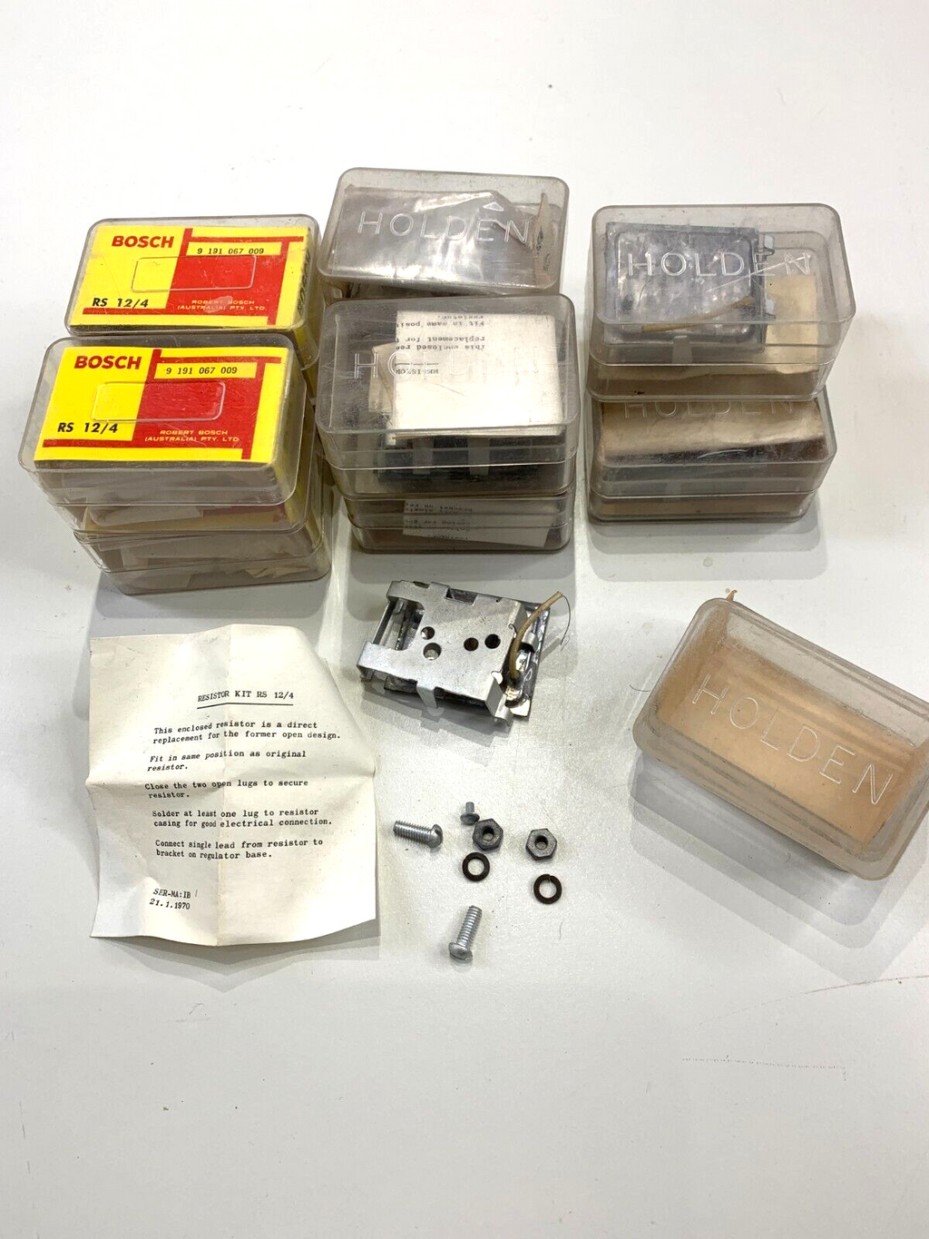 Holden EH Bosch RS 12/4 9191067009 Resistance Regulator Kit Holden 7430225 - Bluemoon Classic Parts