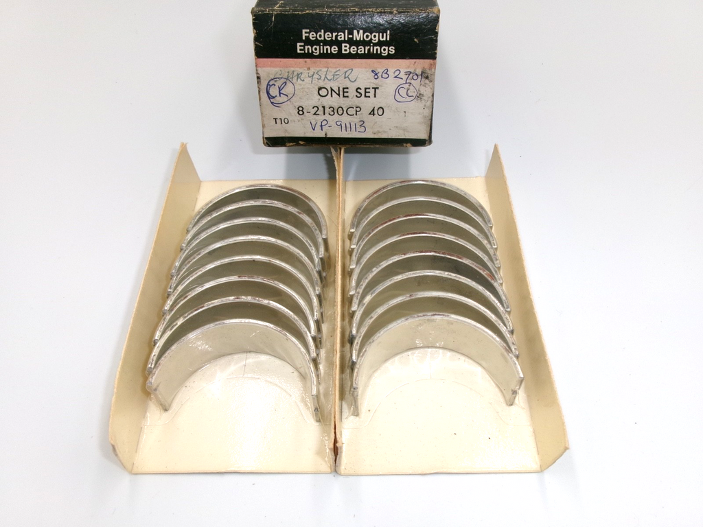 NOS 1958-68 Chrysler Valiant AP6 VC VE V8 273 CONROD Bearings 8B2701 + .40mm - Bluemoon Classic Parts