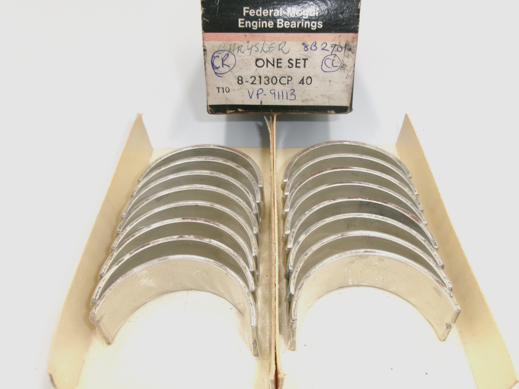 NOS 1958-68 Chrysler Valiant AP6 VC VE V8 273 CONROD Bearings 8B2701 + .40mm - Bluemoon Classic Parts