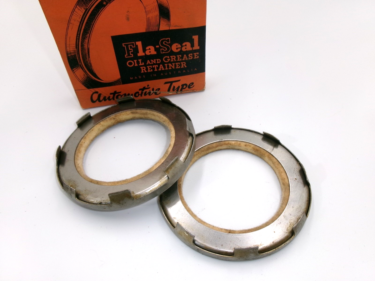 1936 CHEVY 'R' Wheel Seals Truck Outer Rear Hub Seals - One Pair 3.25" ID - Bluemoon Classic Parts
