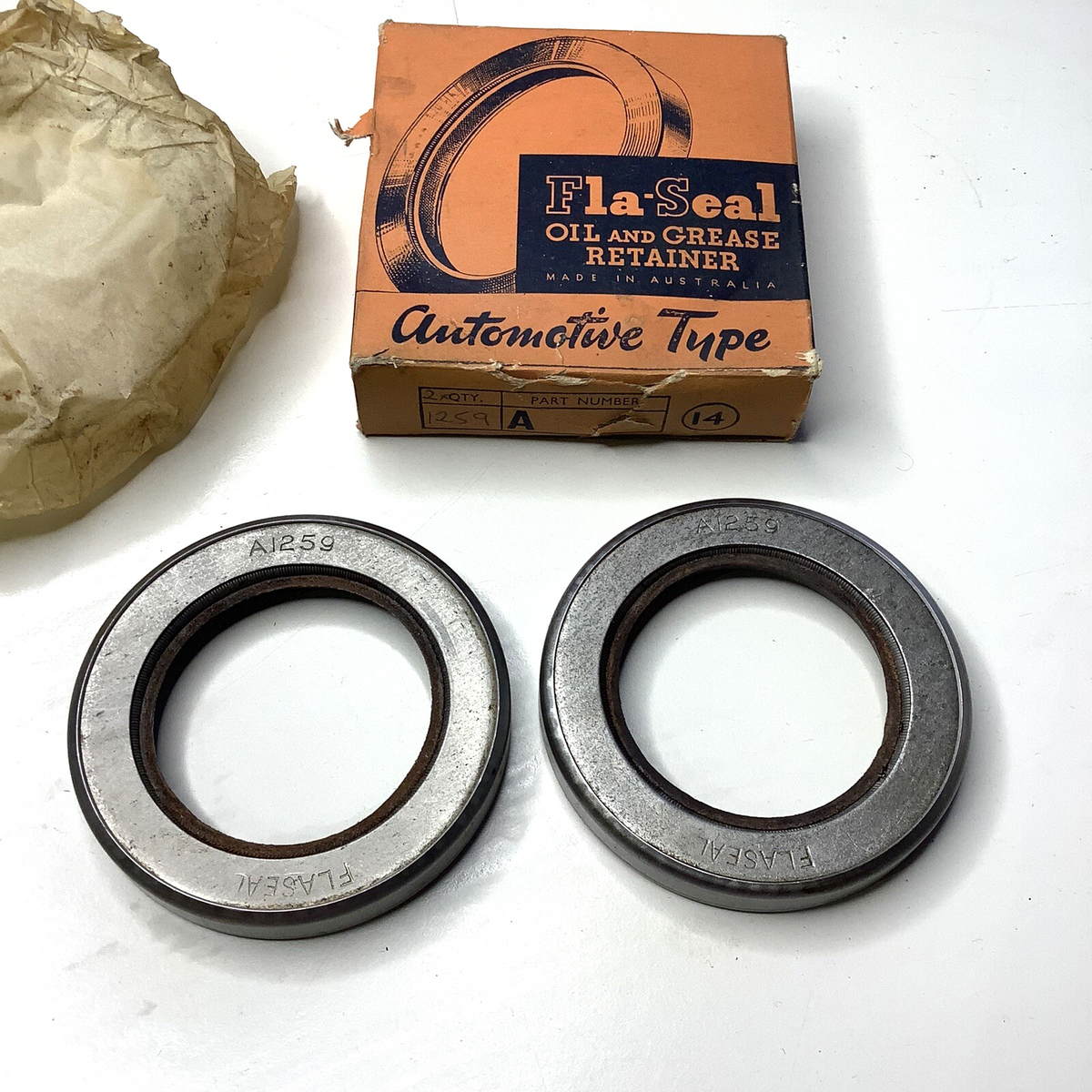 NOS 1940-47 Ford Truck 01D 11D 21D C21D 51D Rear Outer Hub Oil Seals - Bluemoon Classic Parts