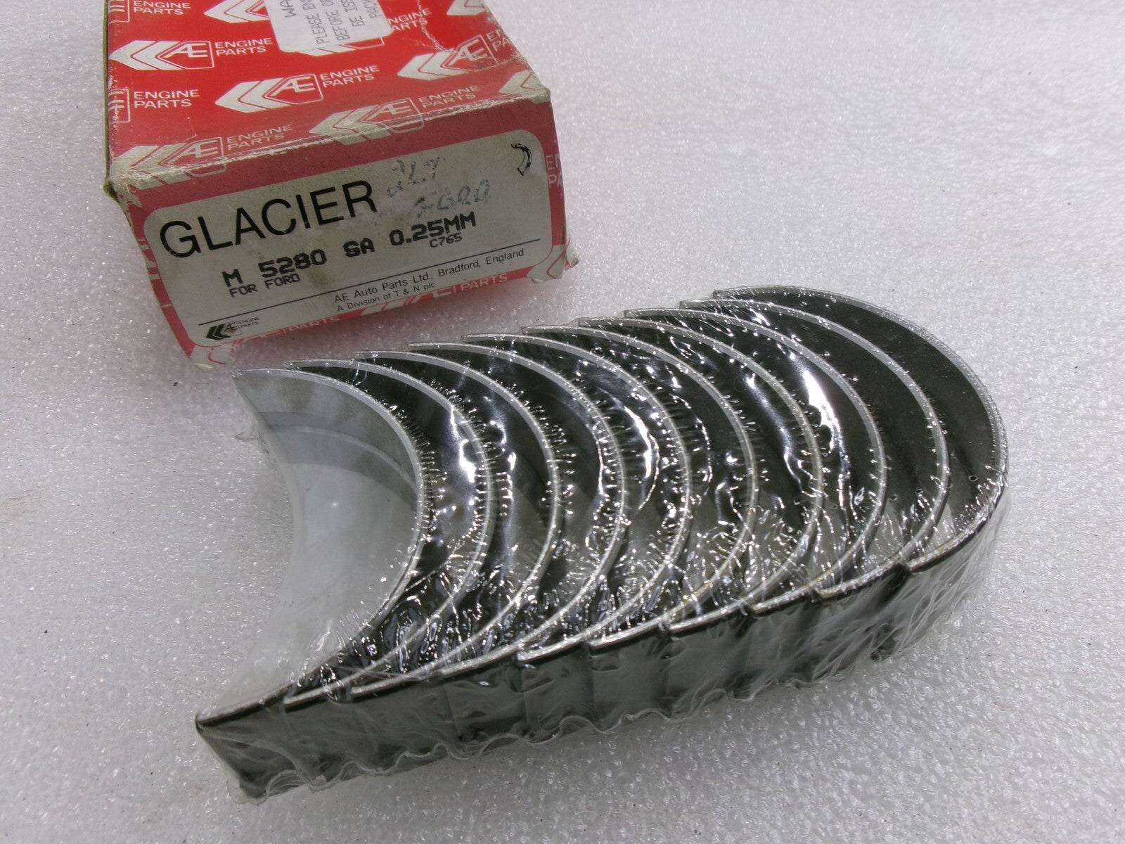 NOS MAIN Bearings .25mm Ford 2.0L Pinto YB Sierra Cosworth Escort RS2000 - Bluemoon Classic Parts
