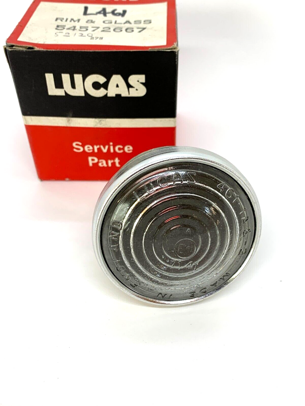 L461 54572667 Lucas NOS Front Side Indicator Light Jaguar MkX 420G 3.8S Daimler - Bluemoon Classic Parts