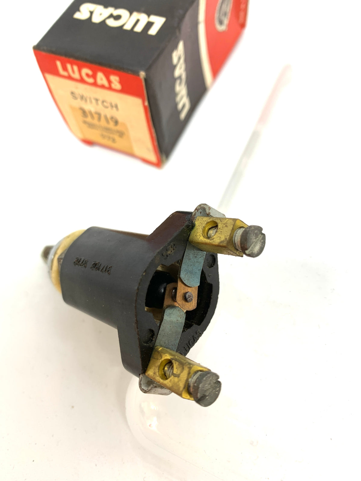 NOS Lucas SS9 31253 31719 Push Start Panel Switch Land Rover Jaguar Austin MG + - Bluemoon Classic Parts