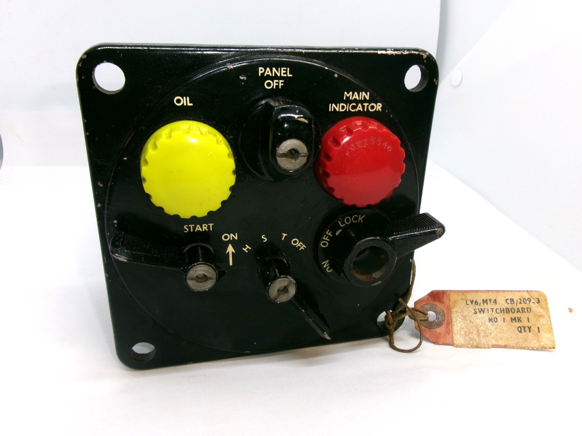 OEM NOS FV157924 Mark I No. 1 Switchboard 1951-56 Mk I Military Austin Champ - Bluemoon Classic Parts