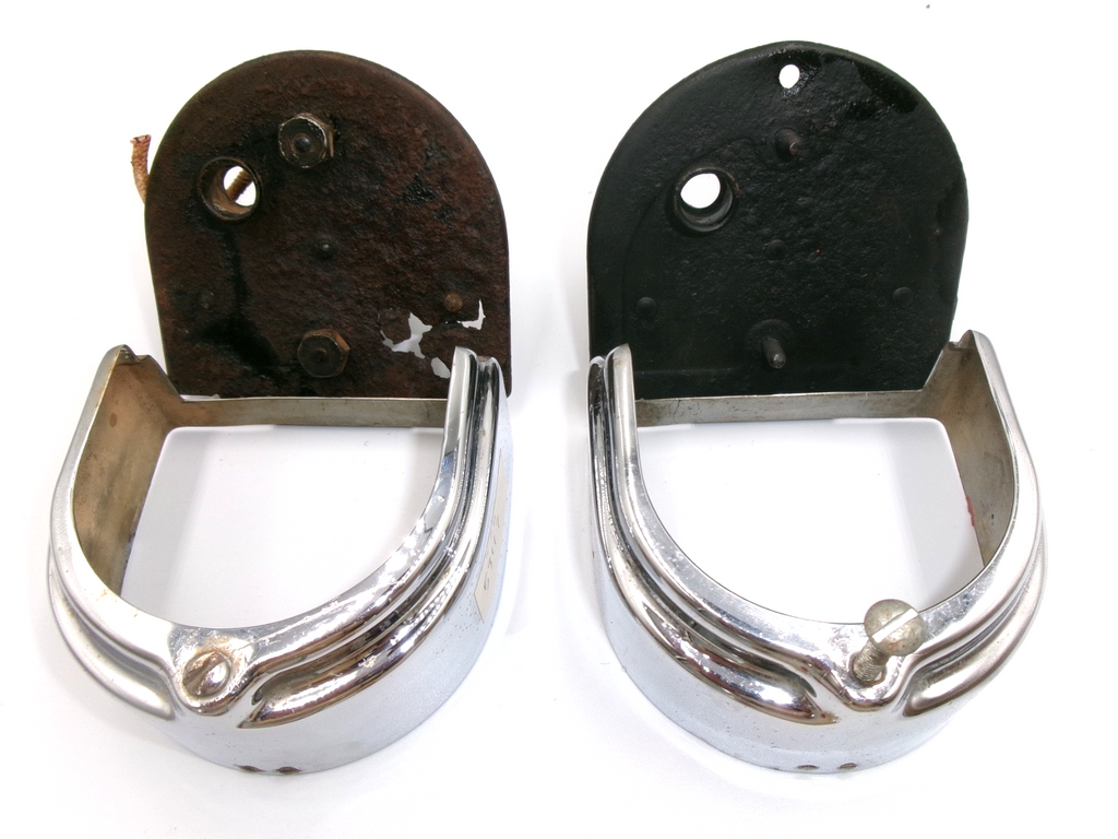 One PAIR Lucas Genuine L476 D Lamps Stop Tail Number Plate Lights 53117 572441 - Bluemoon Classic Parts