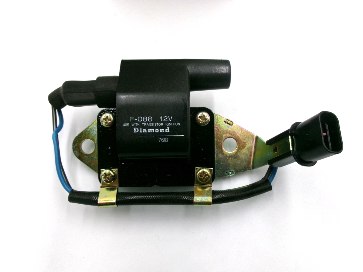 NOS OEM Genuine Mitsubishi Ignition Coil Assembly Part MD104696 Galant HG HH + - Bluemoon Classic Parts