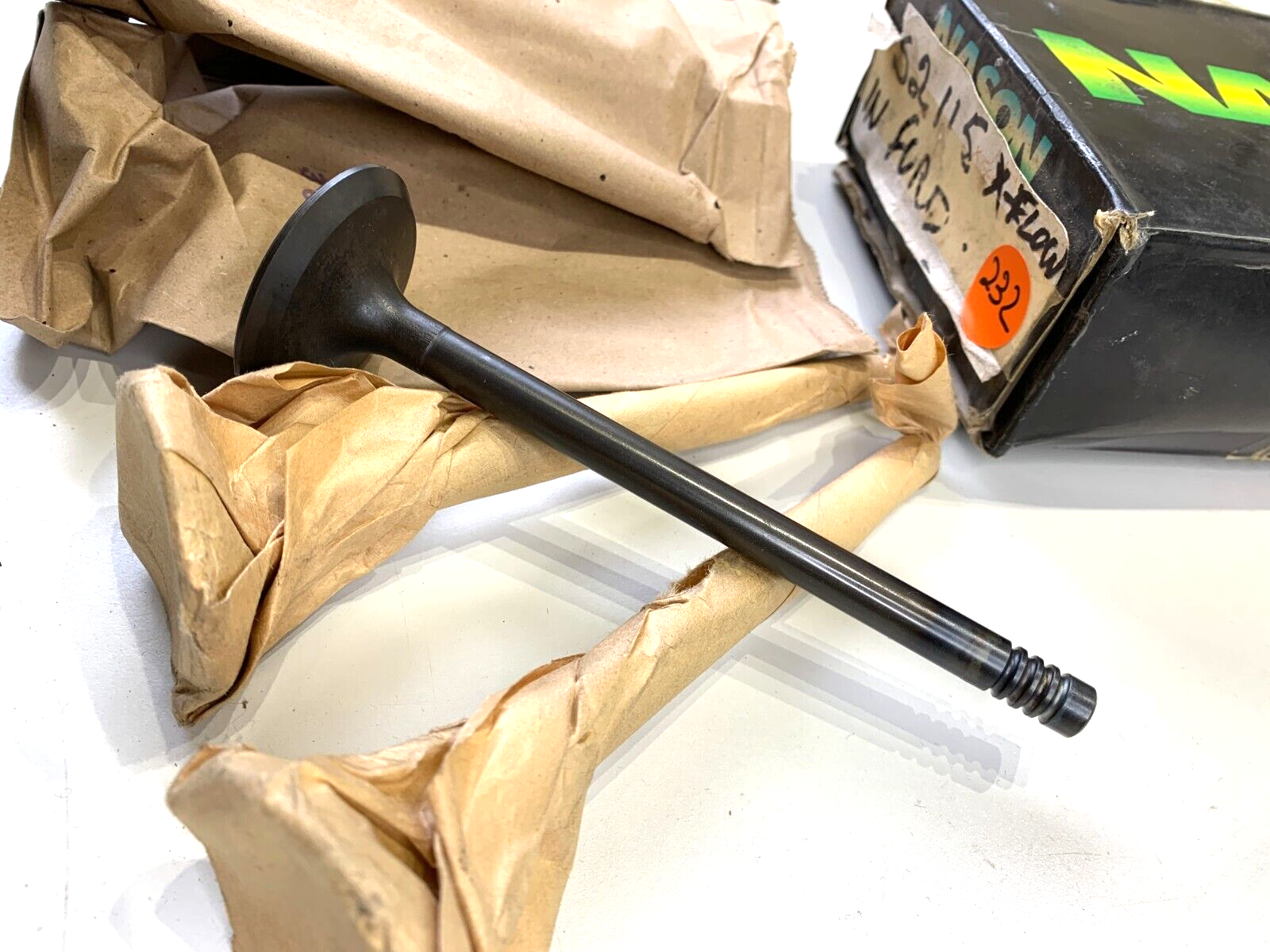 New Old Stock 'Old School' Nason Ford X Flow 6 cylinder Inlet Valves - Bluemoon Classic Parts