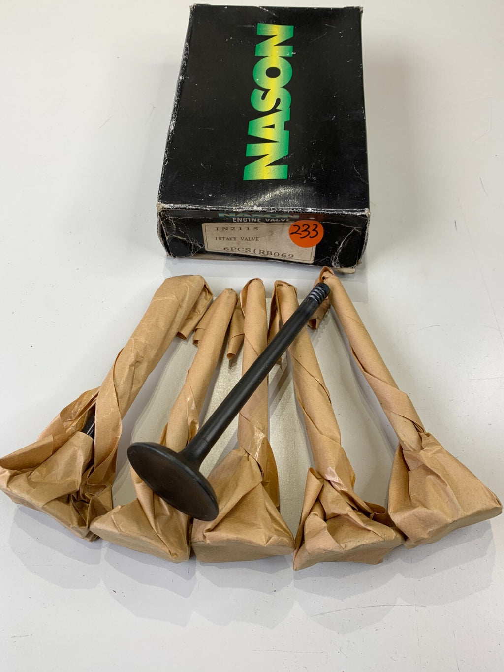 New Old Stock 'Old School' Nason Ford X Flow 6 cylinder Inlet Valves Set - Bluemoon Classic Parts