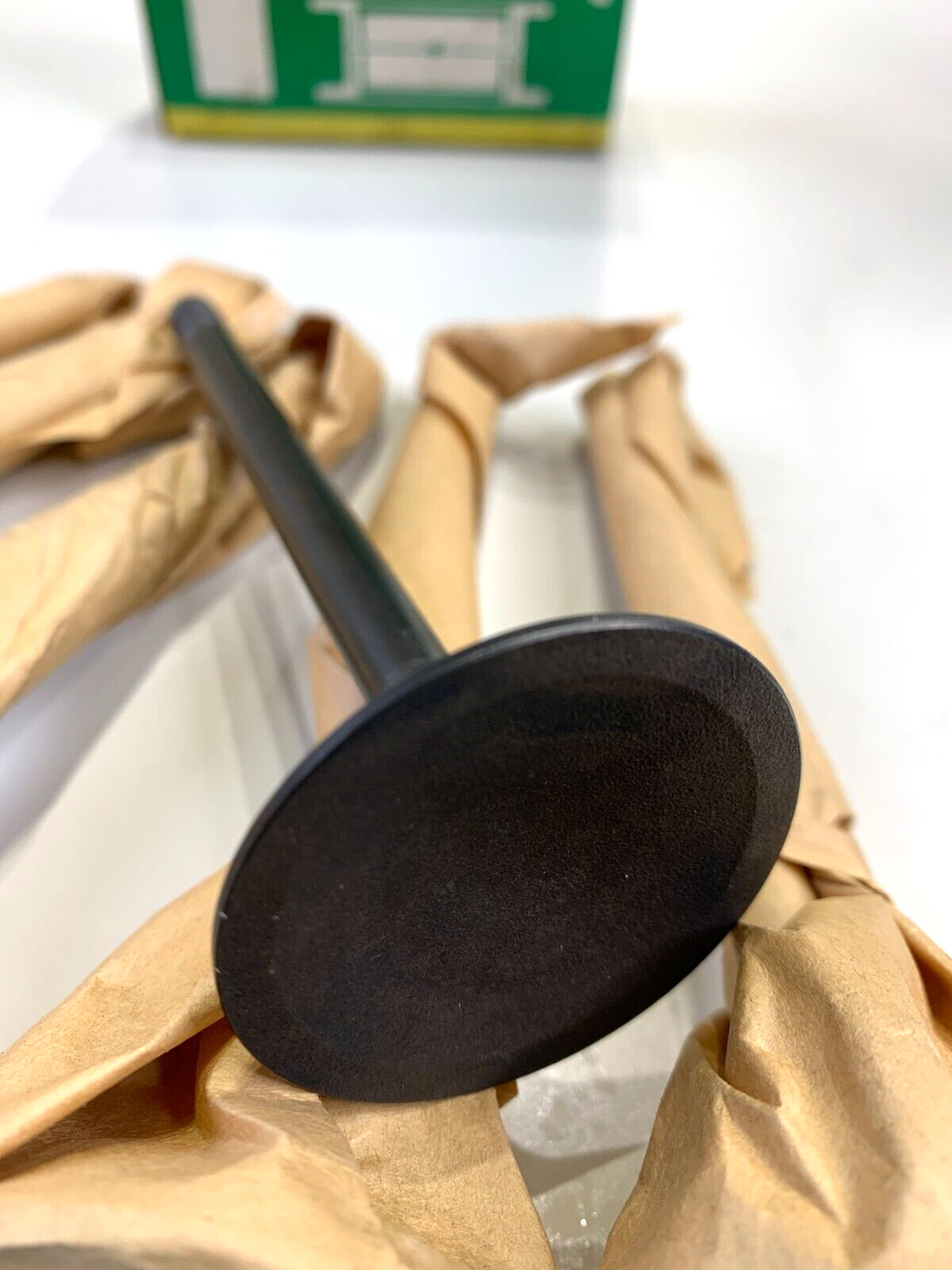 New Old Stock 'Old School' Nason Ford X Flow 6cyl Inlet Valves with black finish - Bluemoon Classic Parts