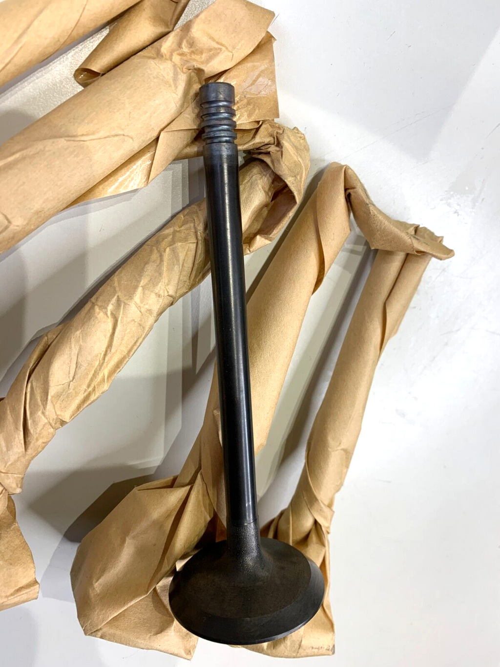 New Old Stock 'Old School' Nason Ford X Flow 6cyl Inlet Valves with black finish - Bluemoon Classic Parts