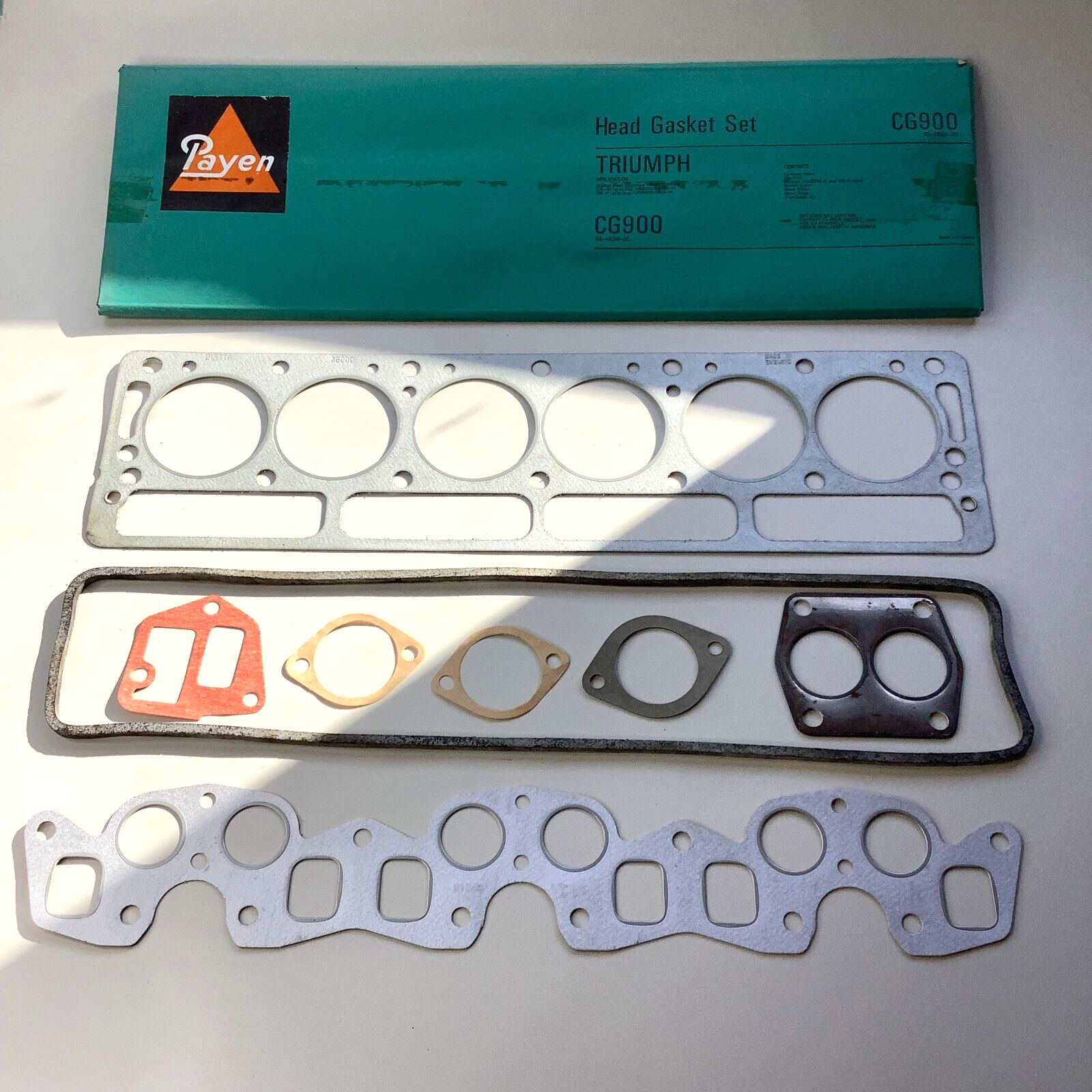 NOS Payen Triumph CG900 Head Gasket Kit suits 2.5l TR5 TR6 - Bluemoon Classic Parts