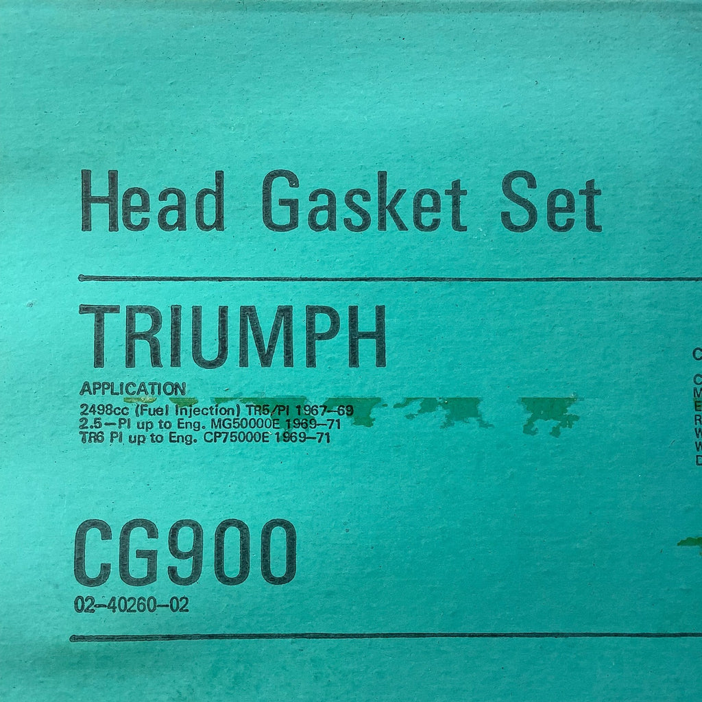 NOS Payen Triumph CG900 Head Gasket Kit suits 2.5l TR5 TR6 - Bluemoon Classic Parts