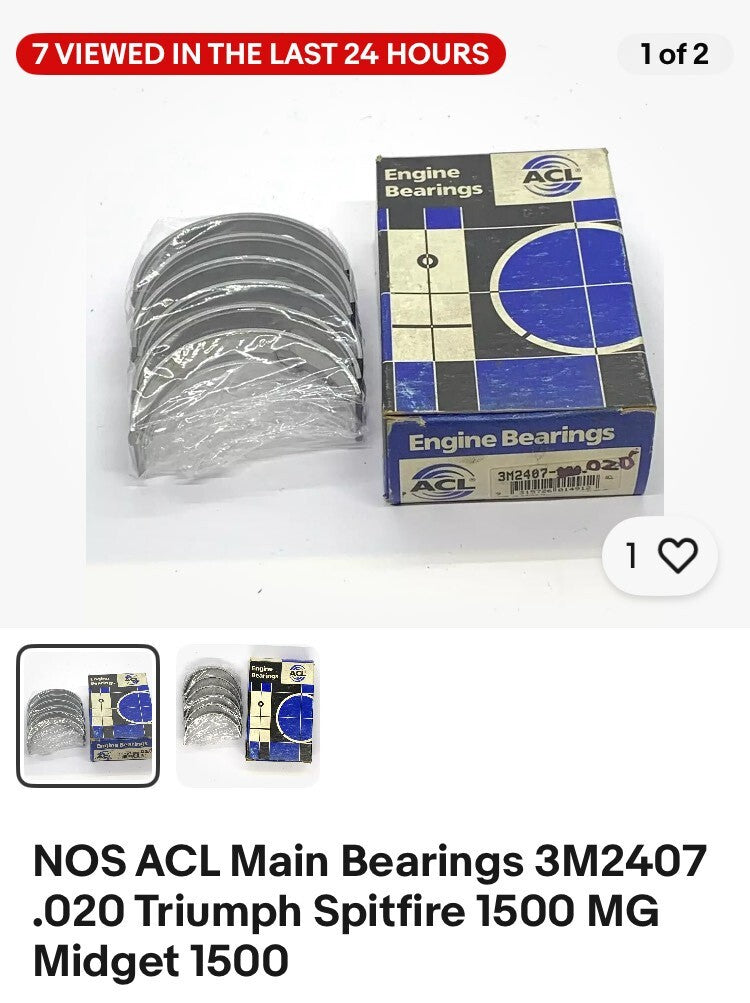 NOS Payen Triumph CG900 Head Gasket Kit suits 2.5l TR5 TR6 - Bluemoon Classic Parts