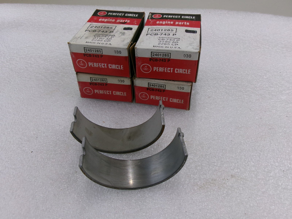 NOS PC USA Connecting Rod Bearings x 4 sets .010 Chevrolet V8 348 396 427 454 - Bluemoon Classic Parts