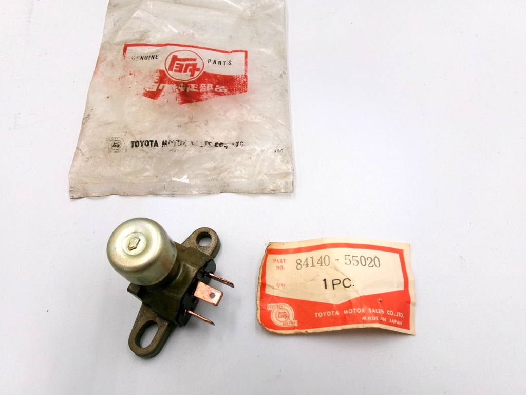 NOS OEM Toyota Early Vehicle Headlight Dip Switch Part no. 84140-55020 - Bluemoon Classic Parts