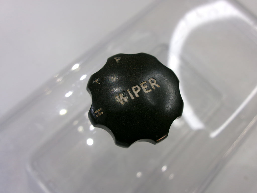 NOS Lucas H-N-P Brown Wiper Knob for XK140 Jaguar - Bluemoon Classic Parts