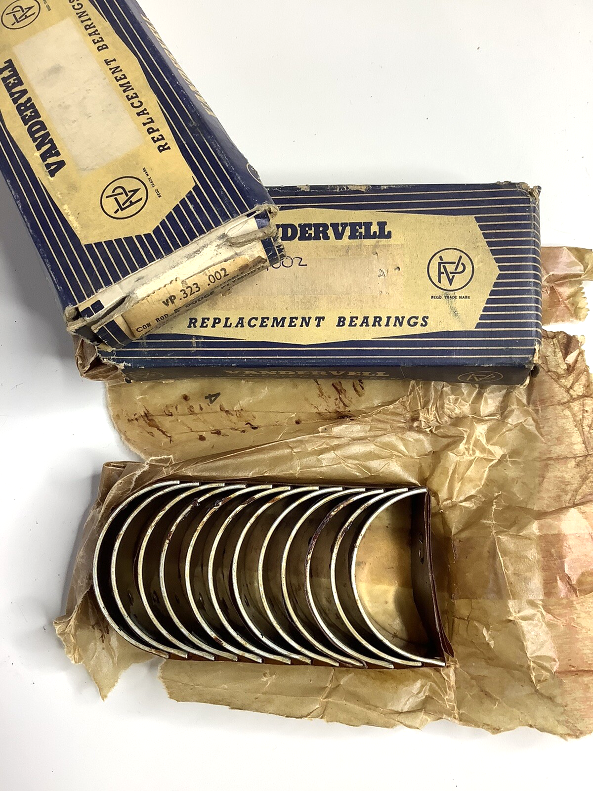 Chrysler 230 cui CONROD Bearings 6B9185 for 1934-56 Dodge Plymouth - Bluemoon Classic Parts