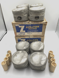 NOS International V8 392 Scout ACCO Pistons & Pins +.030" Over - Contour Top - Bluemoon Classic Parts